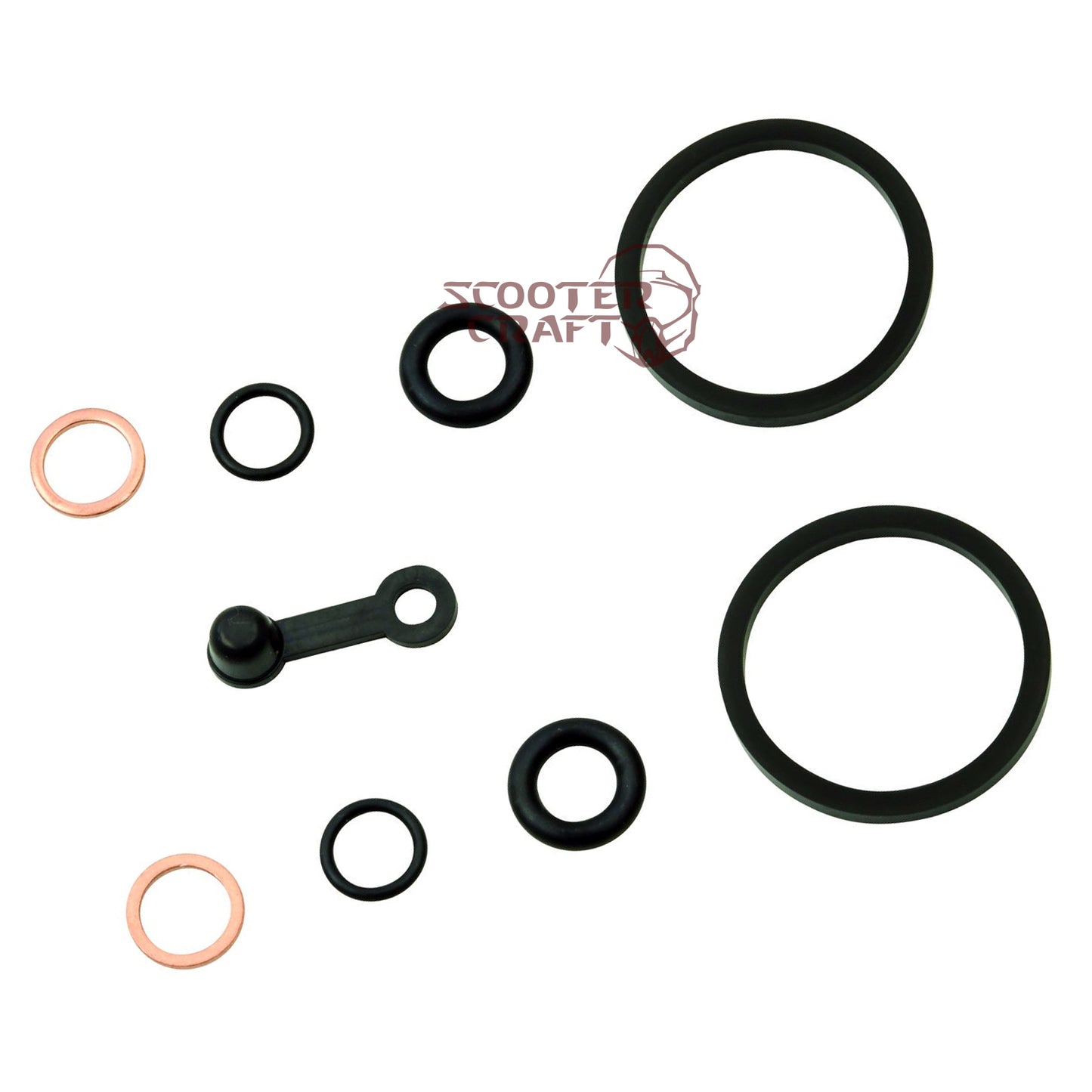Brake Caliper Rebuild Kit Arctic Cat 366 FIS, 400 4x4, 450 TRV EFI, Alterra 500, 650 H1, Prowler 700, Wildcat 1000