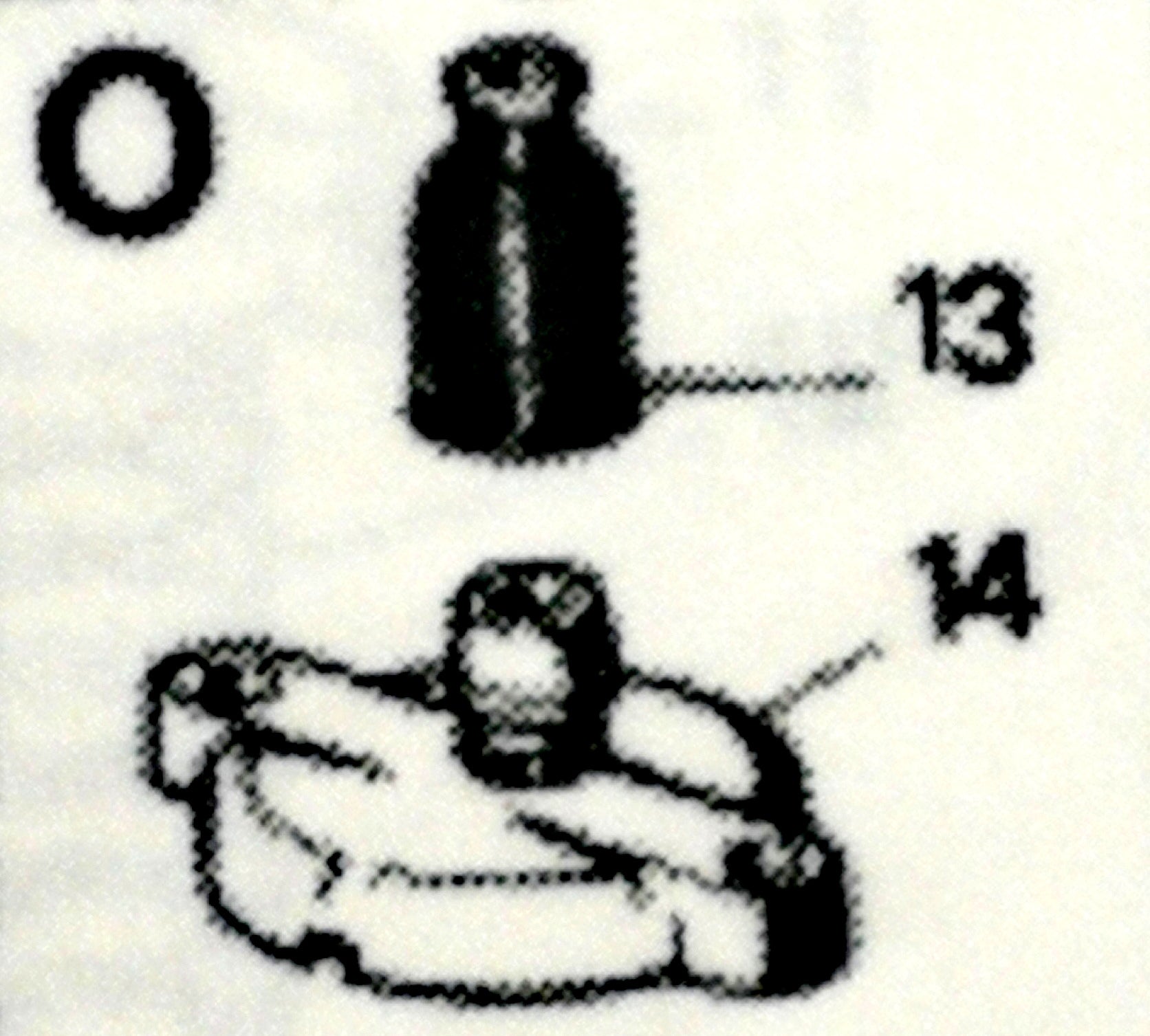 Throttle cap carburetor PHBL "O"