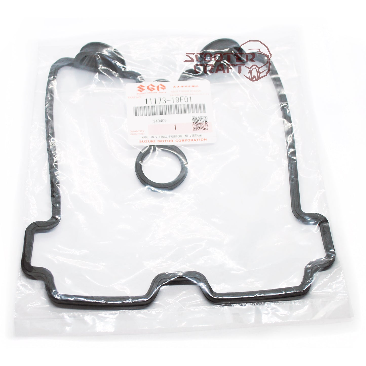 Valve cover gasket Suzuki DL650 04-09, SFV 650, SV 650 S, genuine