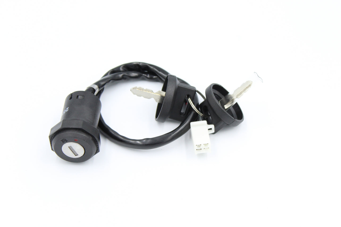 Ignition switch universal 2 positions 4 pins screw-in