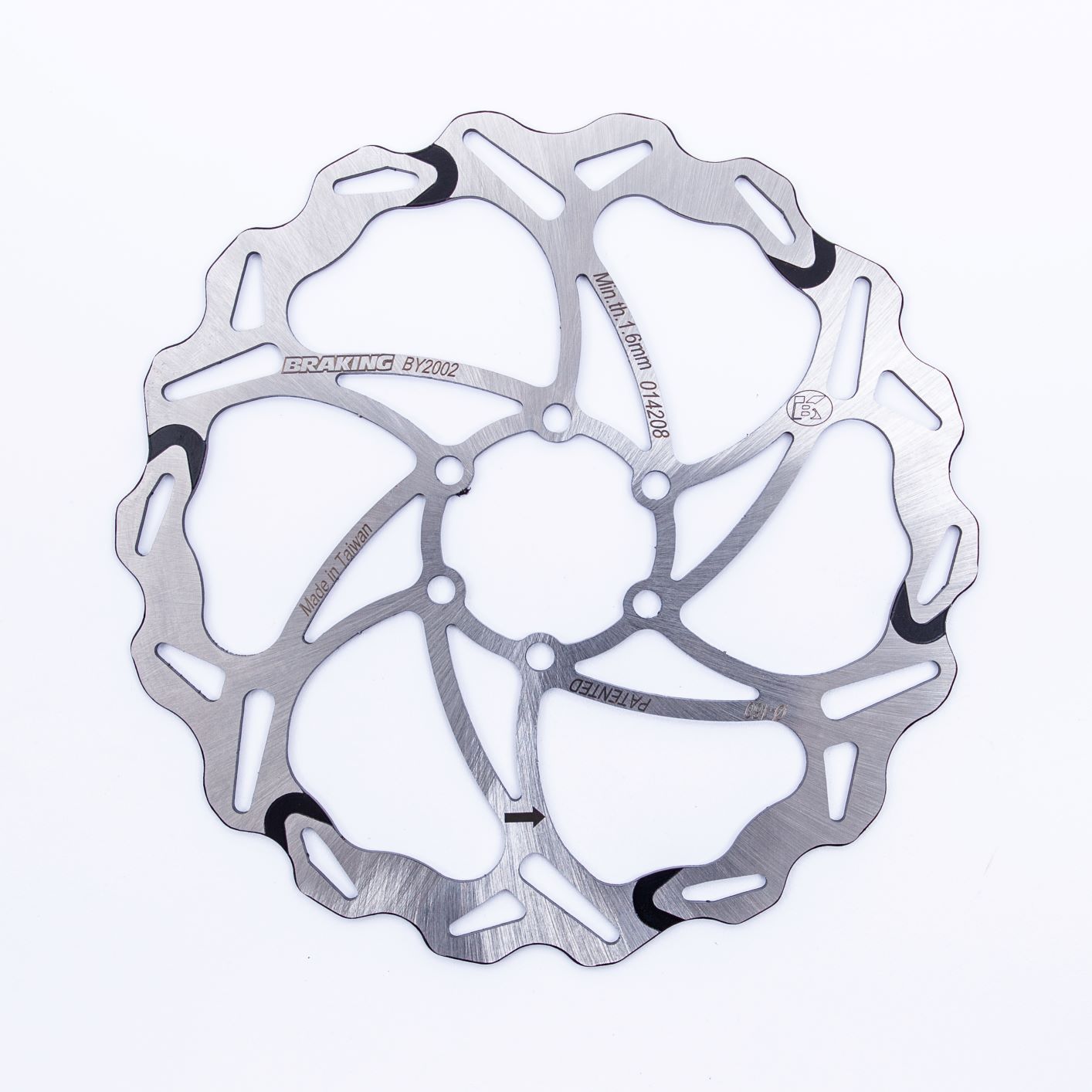 Bicycle brake disc Batfly Fixed Ø160 BY2002