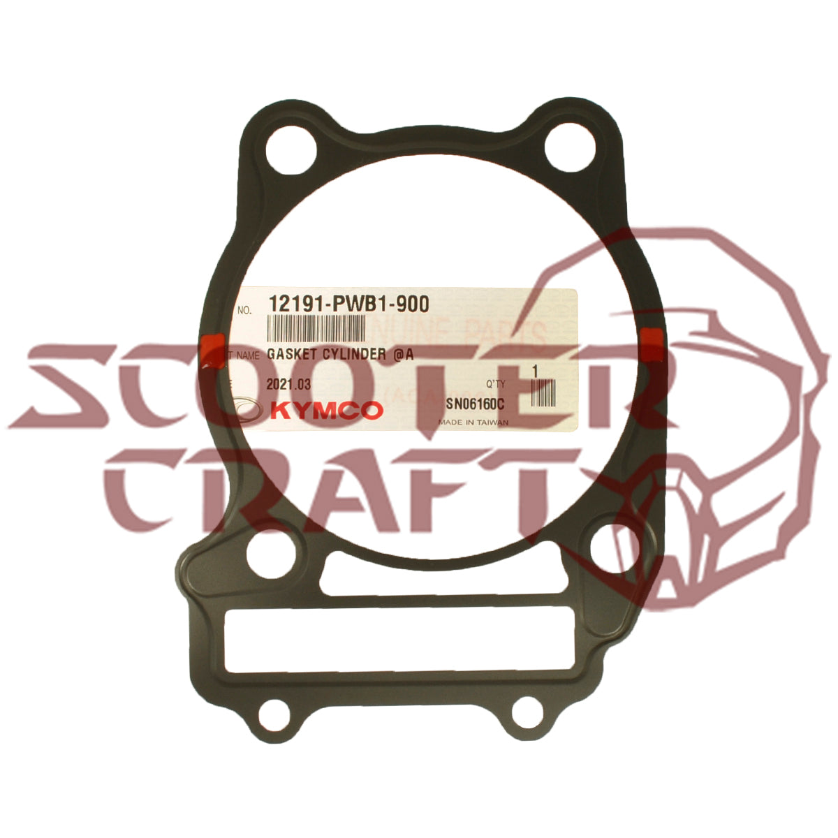 Cylinder base gasket Kymco MXU 375, MXU 400, Maxxer 400, genuine