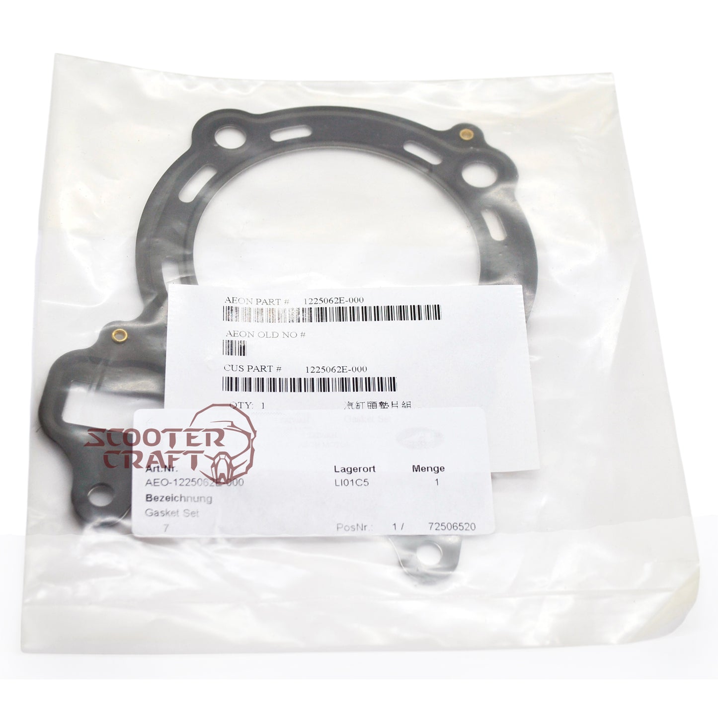 Gasket Set Aeon Cobra 350, Crossland 350, Crossland 350 RX, Crossland 350 X4, Cube 350 4WD, genuine
