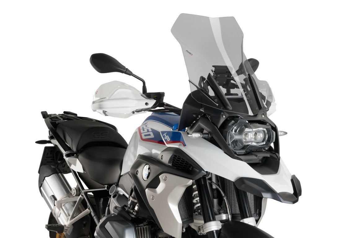 Touring screen for BMW R1200GS 2013–2018, R1250GS 2018–2023 light smoke