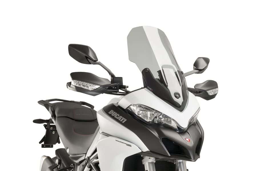 Touring screen for Ducati Multistrada 950,1200,1260,S light smoke