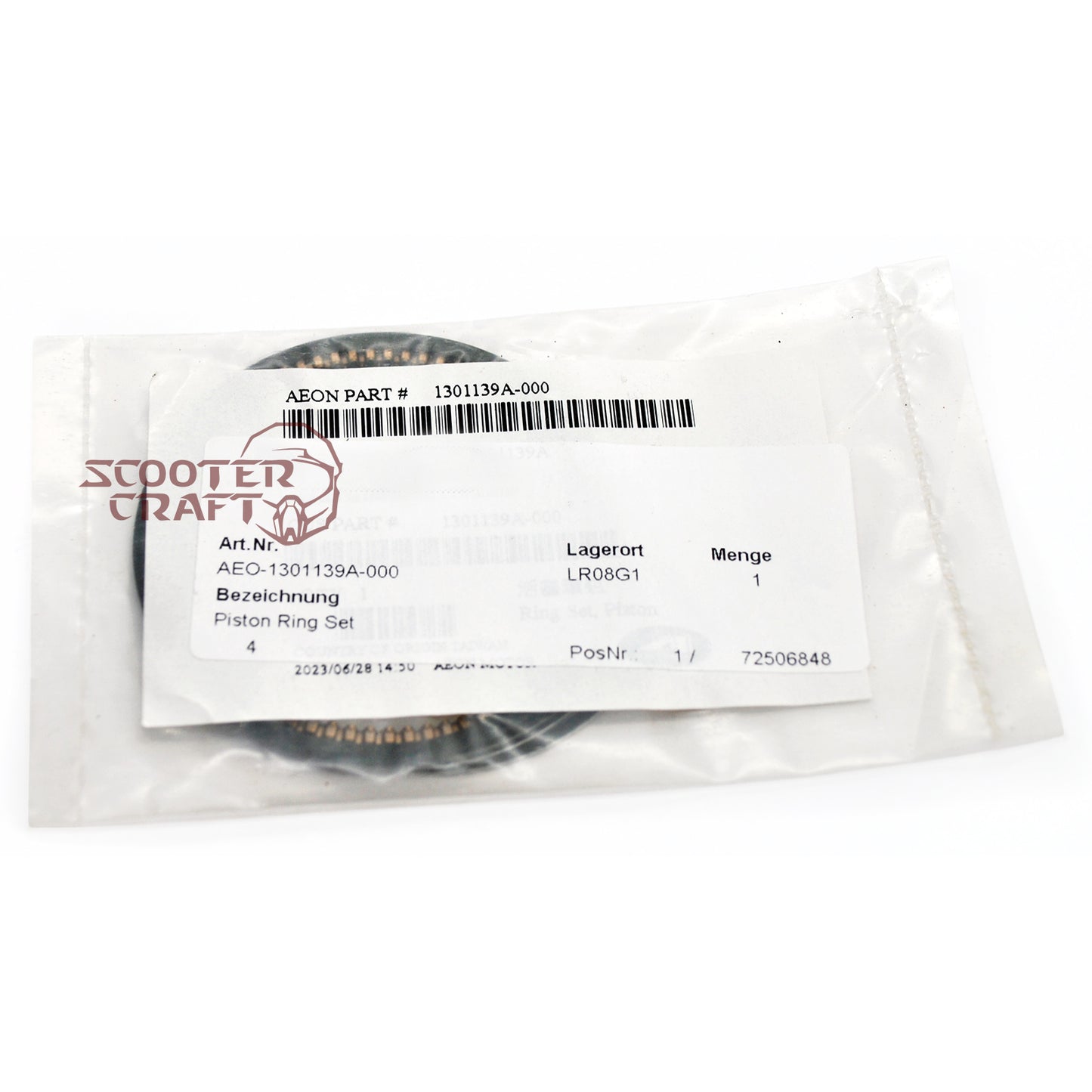 Piston rings Aeon Cobra 220, Goes 220, genuine