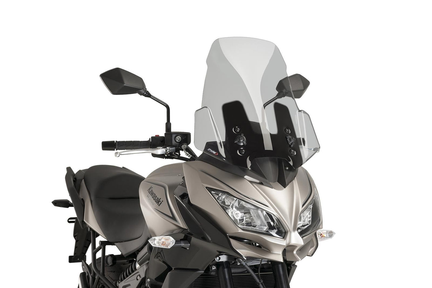Touring screen for Kawasaki Versys 650 2015–2021, 1000 2012–2022 light smoke