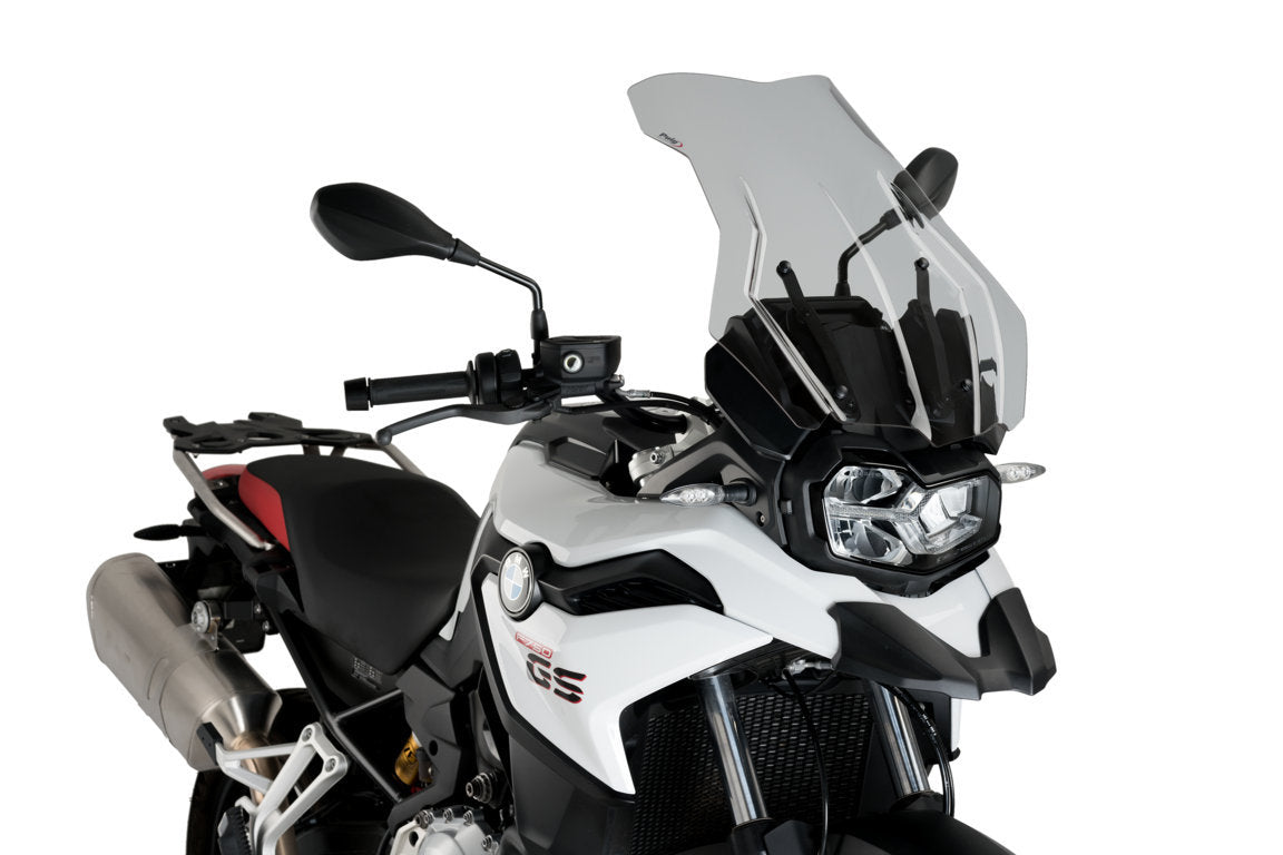 Touring screen for BMW F750GS,F850GS,Adv. 2018–2024 (behind OEM Sport) light smoke