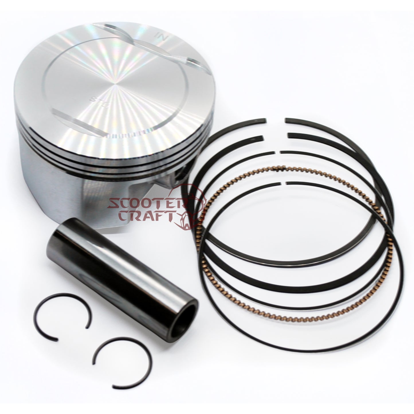 Piston kit 96 mm, Access Motor Shade Sport 600, Xtreme 650, Xtreme 660, AMX 6.46, AMX 7.46, genuine