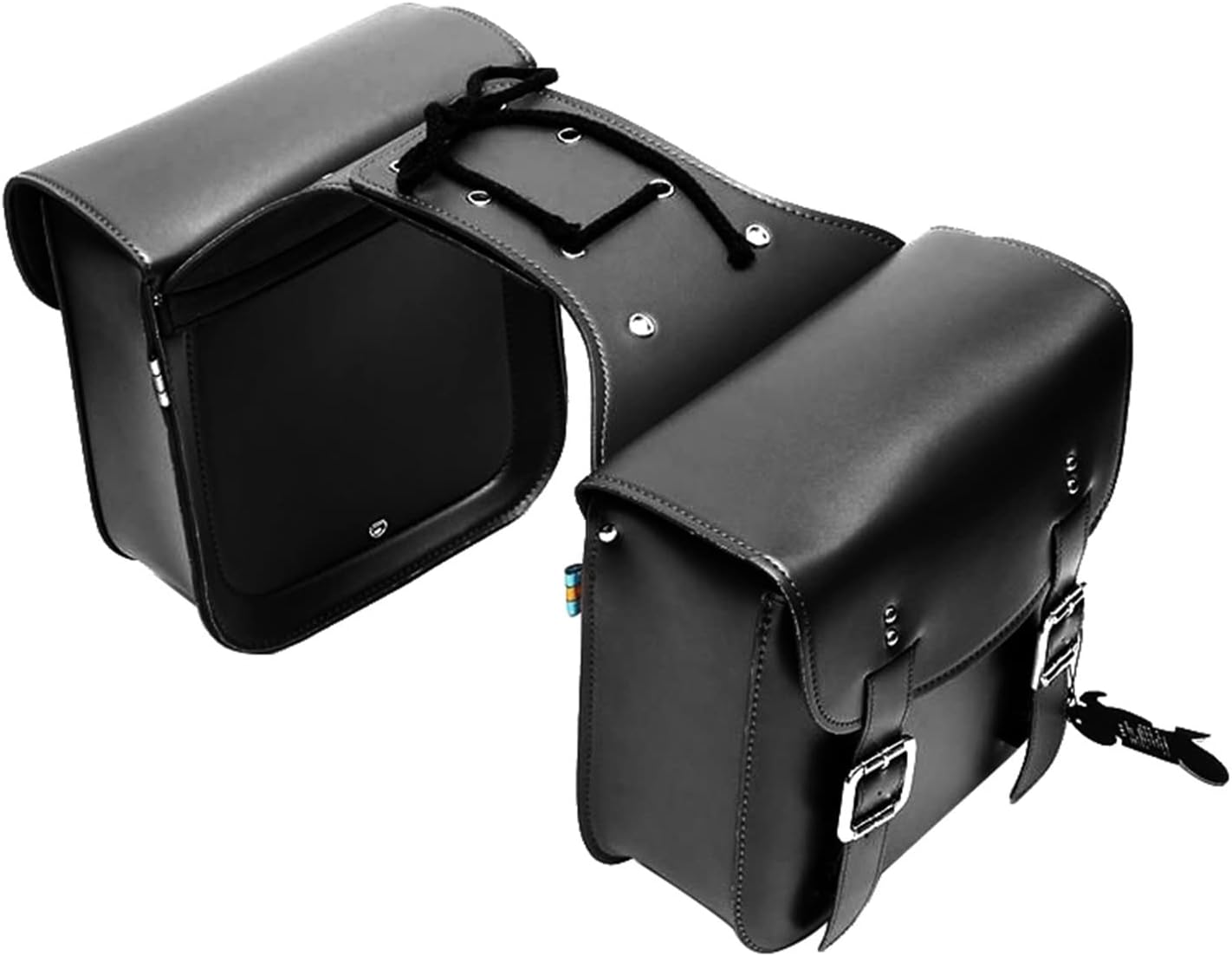 Motorcycle saddlebags eco-leather