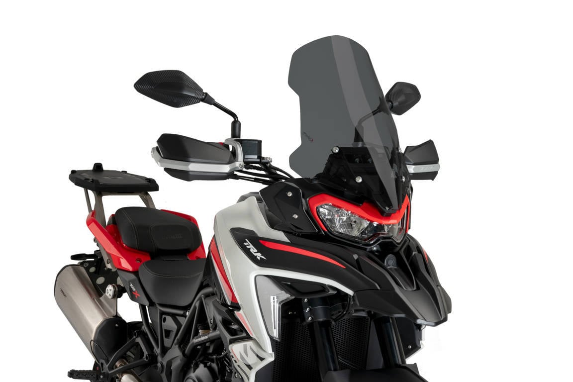 Touring screen for Benelli TRK702,TRK702X 2023–2024 dark smoke