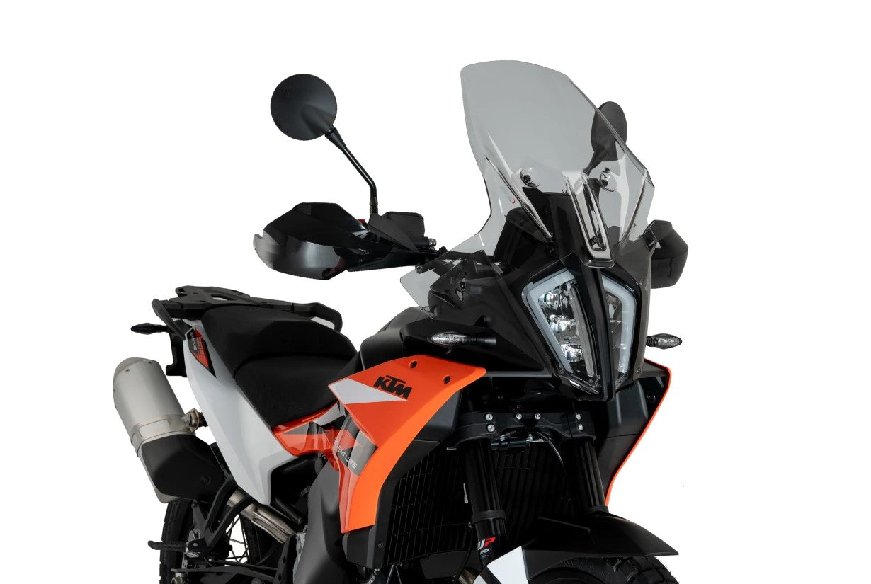 Touring screen for KTM 890 Adventure,R, 790 Adventure light smoke