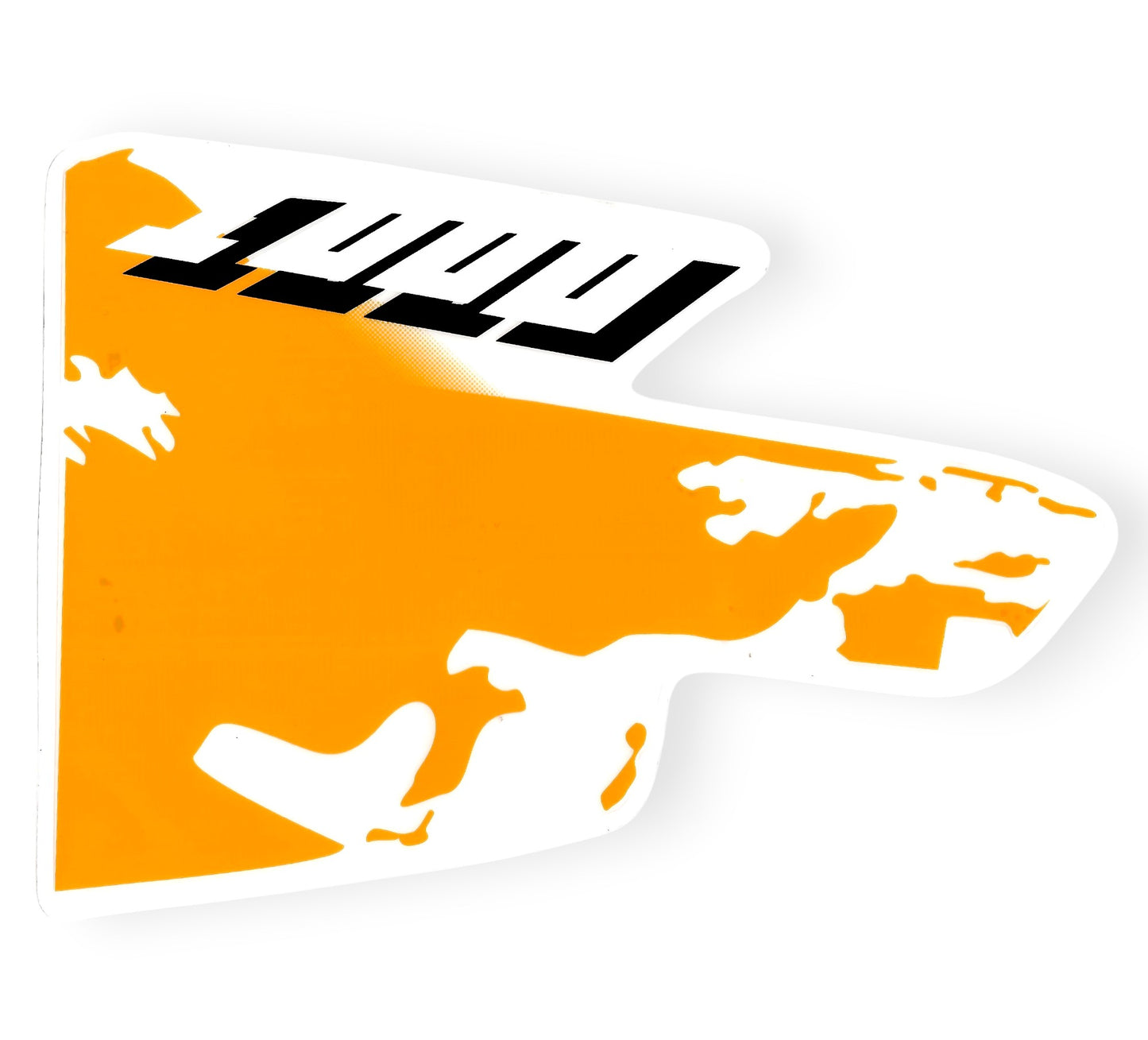 LEFT AIR FILTER DECAL(BW/02) Qianjiang SFA 1000, genuine