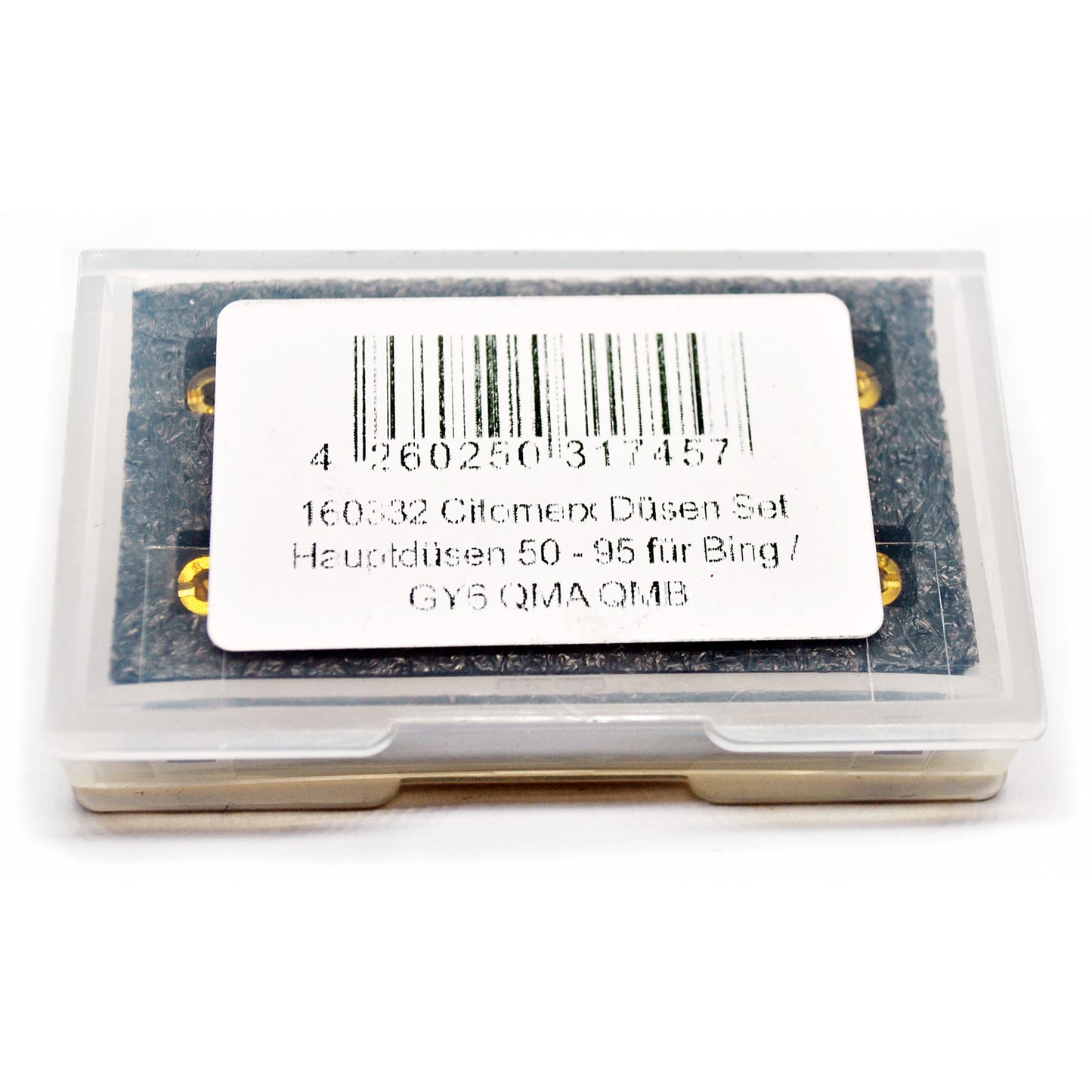 Carburetor nozzles set 50-95, GY6 50, 139 QMA, 139 QMB, KYMCO 4T, BenZhou, Kingway