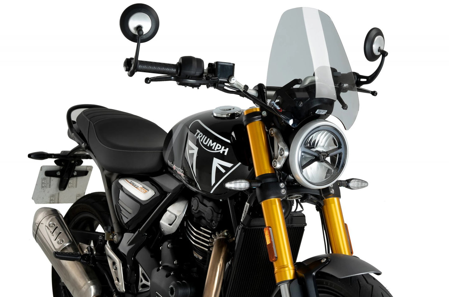 Screen for Triumph Speed 400,Scrambler 400X ’24 (Sport) light smoke
