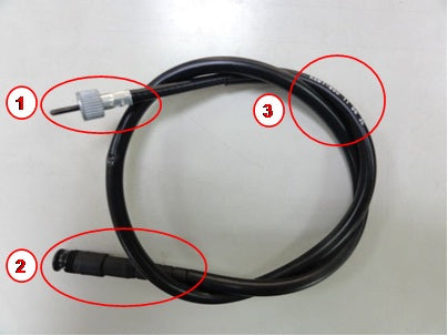 Speedometer cable Kymco New Dink 200i, genuine