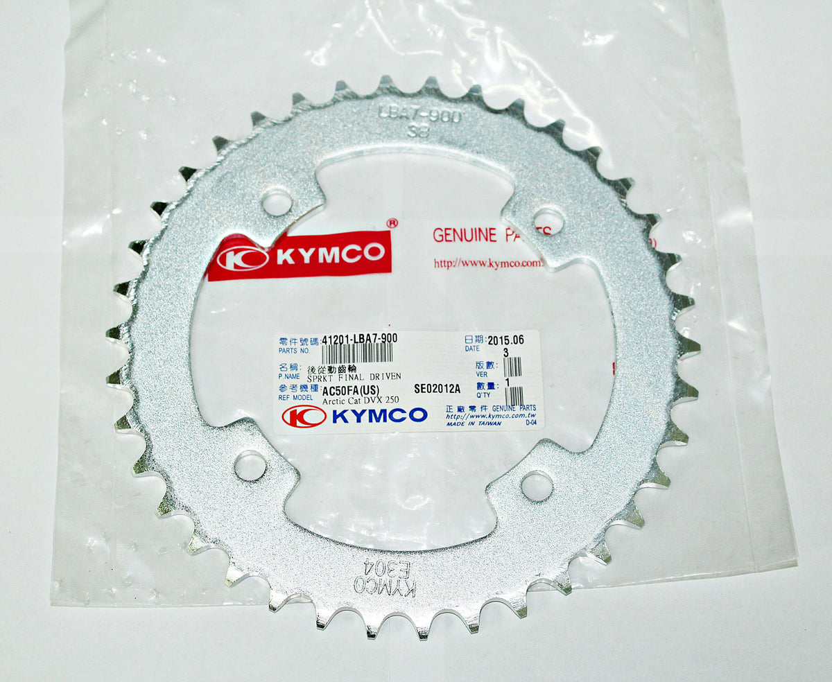 Driven sprocket 38T Kymco Maxxer 250, genuine