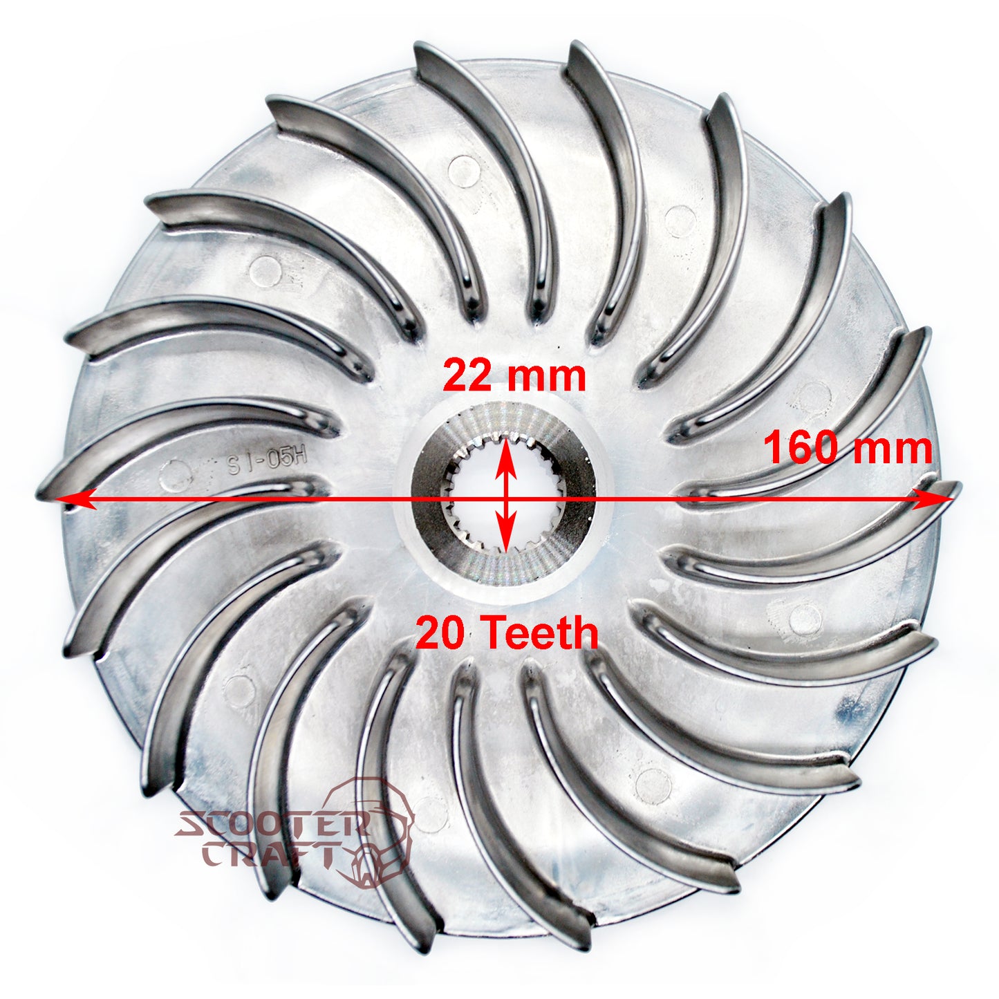 Variator drive face (half pulley fixed) Suzuki Burgman 400, SkyWave 400, 2007-2024