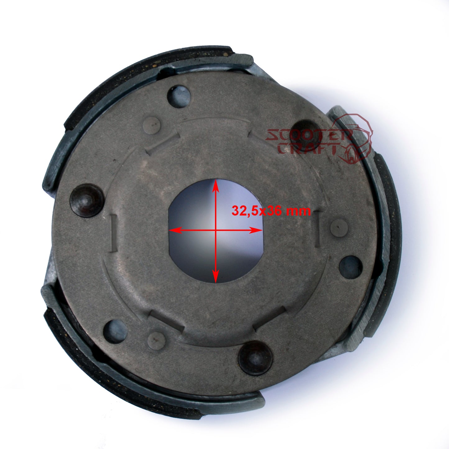 Clutch 132 mm, Aprilia Leonardo 250, Malaguti Madison S 250, Yamaha YP250 Majesty 96-98