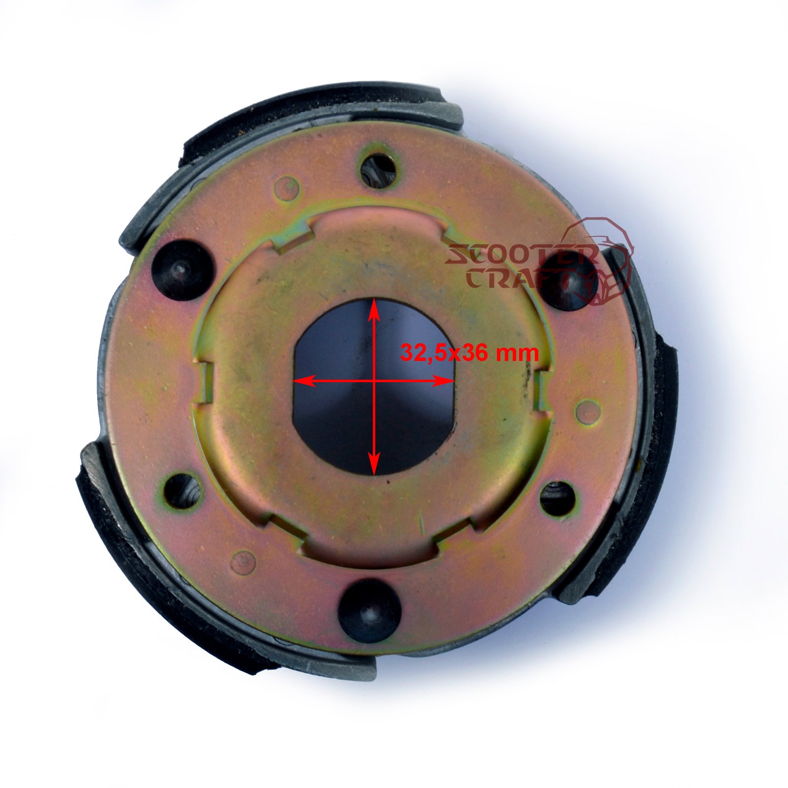Clutch Aprilia Atlantic 250, Gilera Nexus 300, Piaggio MP3 250, Vespa GTS 250, w/o fan