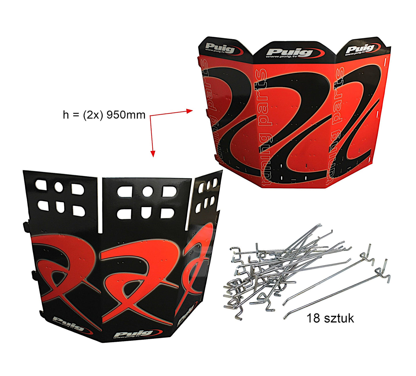 Display stand for windscreens 0469R