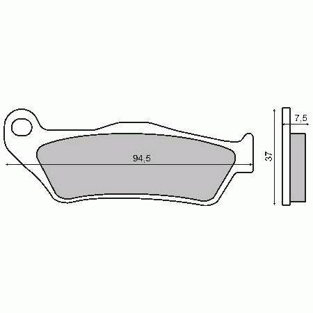 Brake pads Majesty,Skyliner 125
