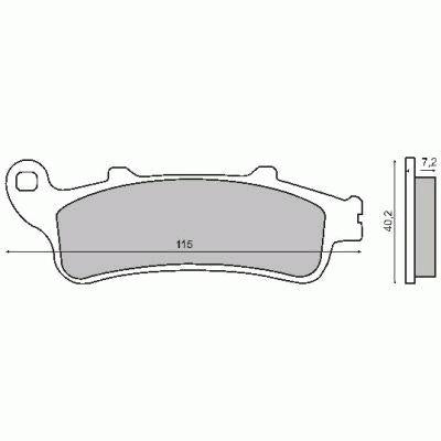 Brake pads Honda Pantheon 125,150