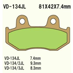 Brake pads VD-134/2JL (FA323/2HH)