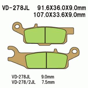 Brake pads VD-278JL