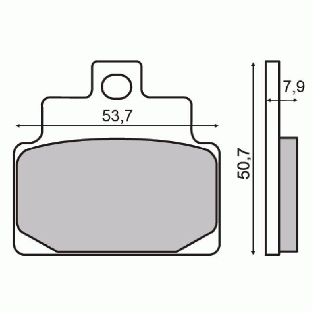 Brake pads Leonardo,Habana 125