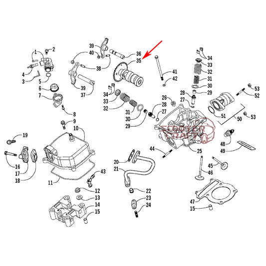 Camshaft Arctic Cat Utility 250 2006-2009