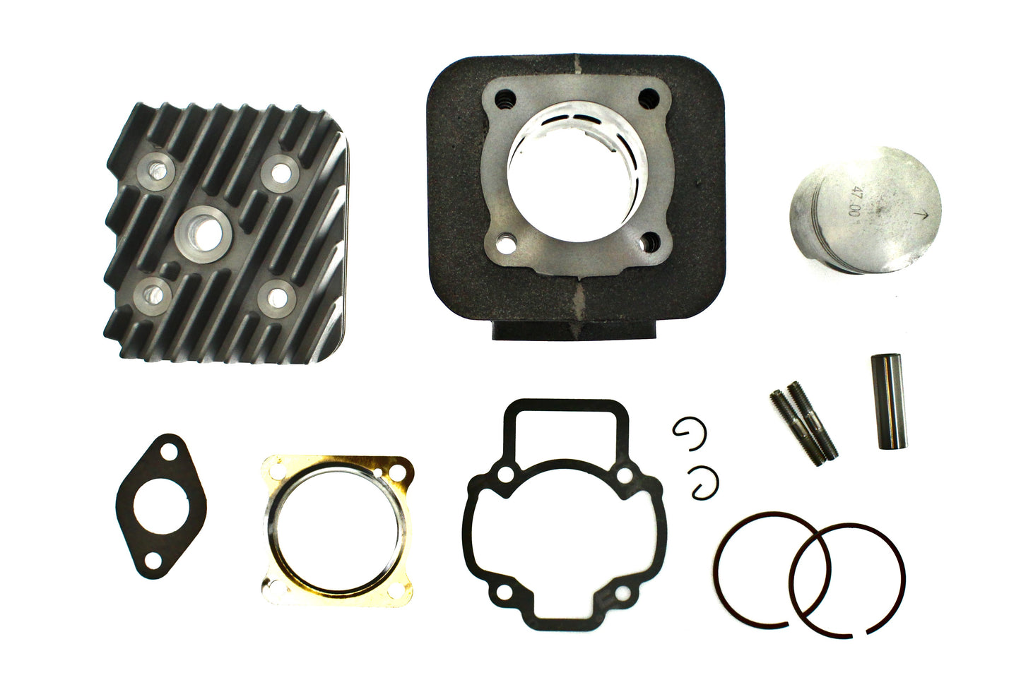 Cast-iron cylinder with head Piaggio Liberty,Sfera,Zip,Gilera Storm 47 mm 2T