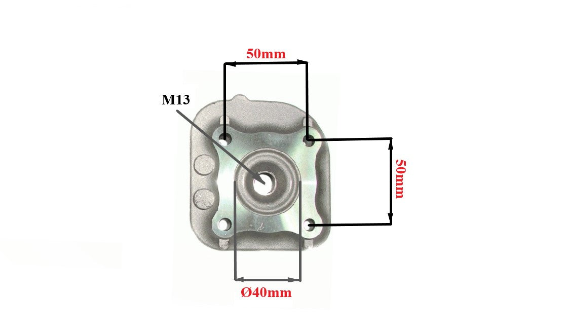 Cylinder head Minarelli horizontal,Keeway 2T 40 mm GCC000003