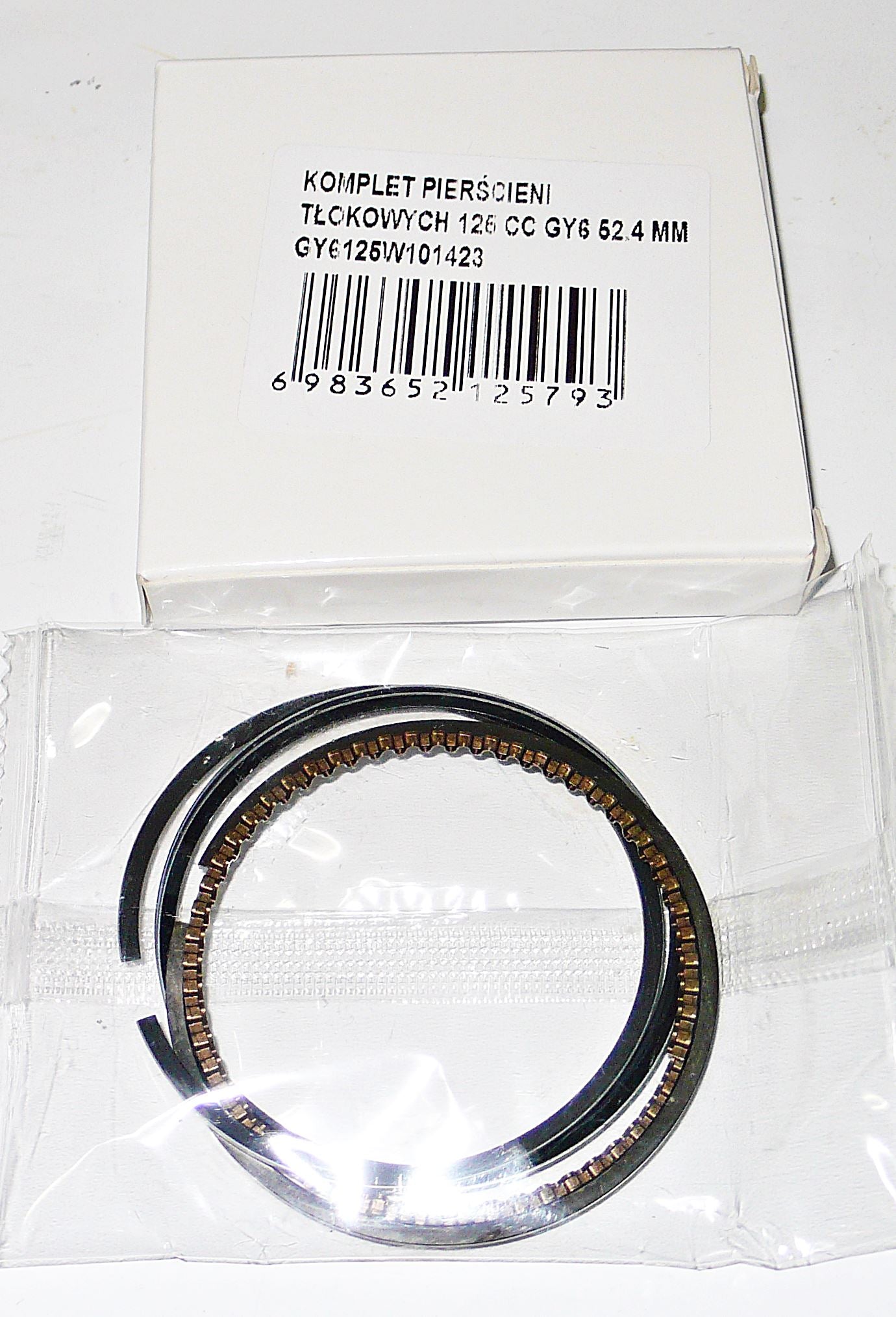 Piston ring set GY6 125 cc 52.4 mm GY6125W101423