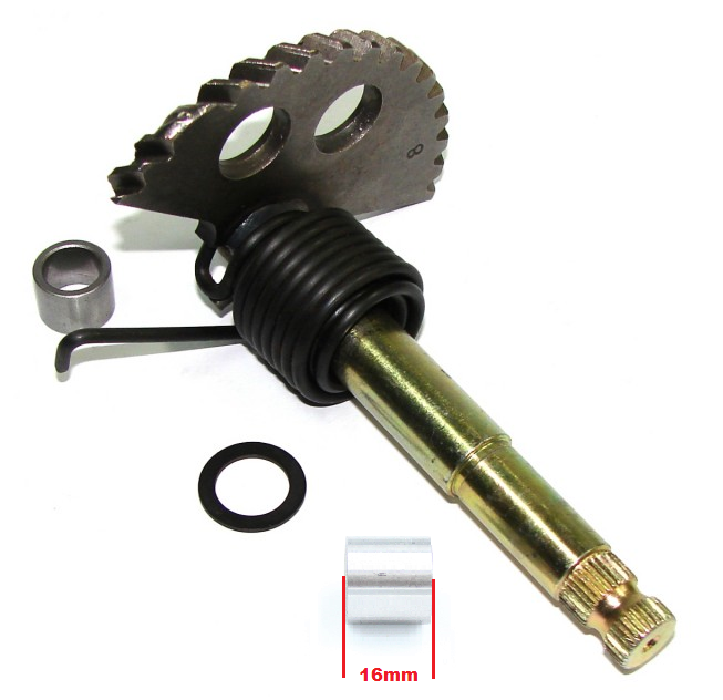 Kickstart quadrant GY6 125 cc 4T (length 146 mm) GY6125W103204