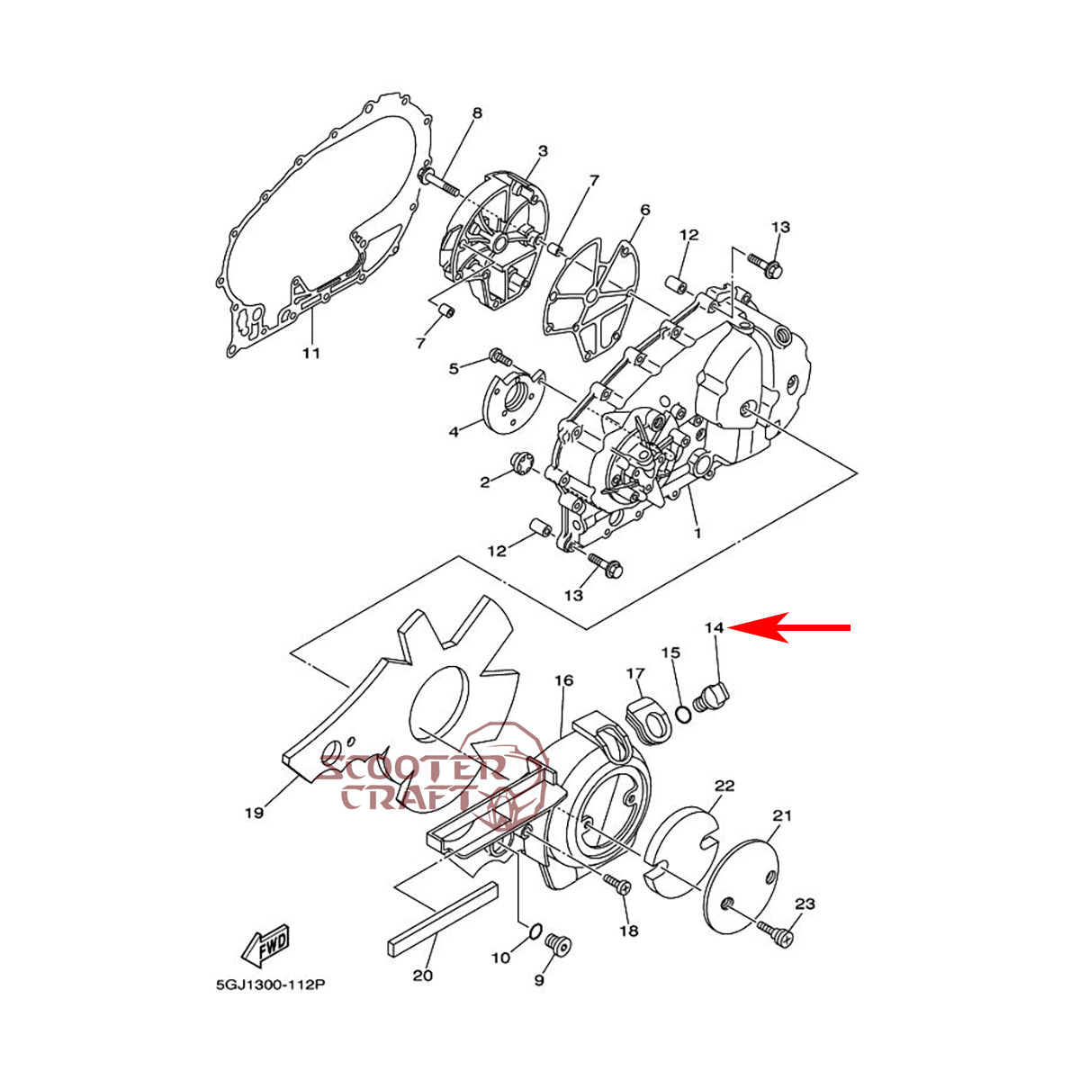 Plug, oil, Yamaha XP 500 T-MAX 01-09, genuine 5GJ-15363-00