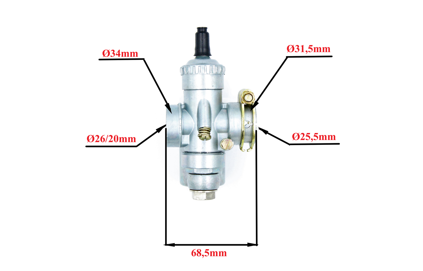 Carburetor WSK 125,WFM,SHL,Osa (G20) GZC000017