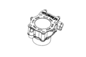 Cylinder assembly Kymco Xciting VS 400 ABS TCS, genuine