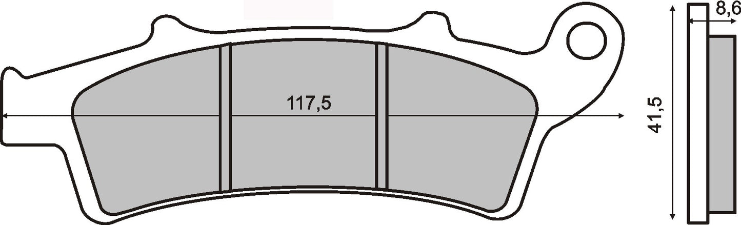 Brake pads Malaguti Madison 250 – 225102670