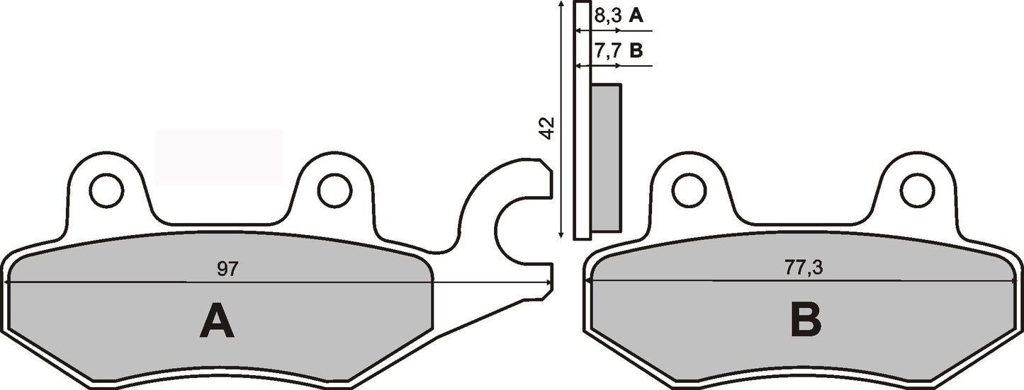 Brake pads Burgman 400