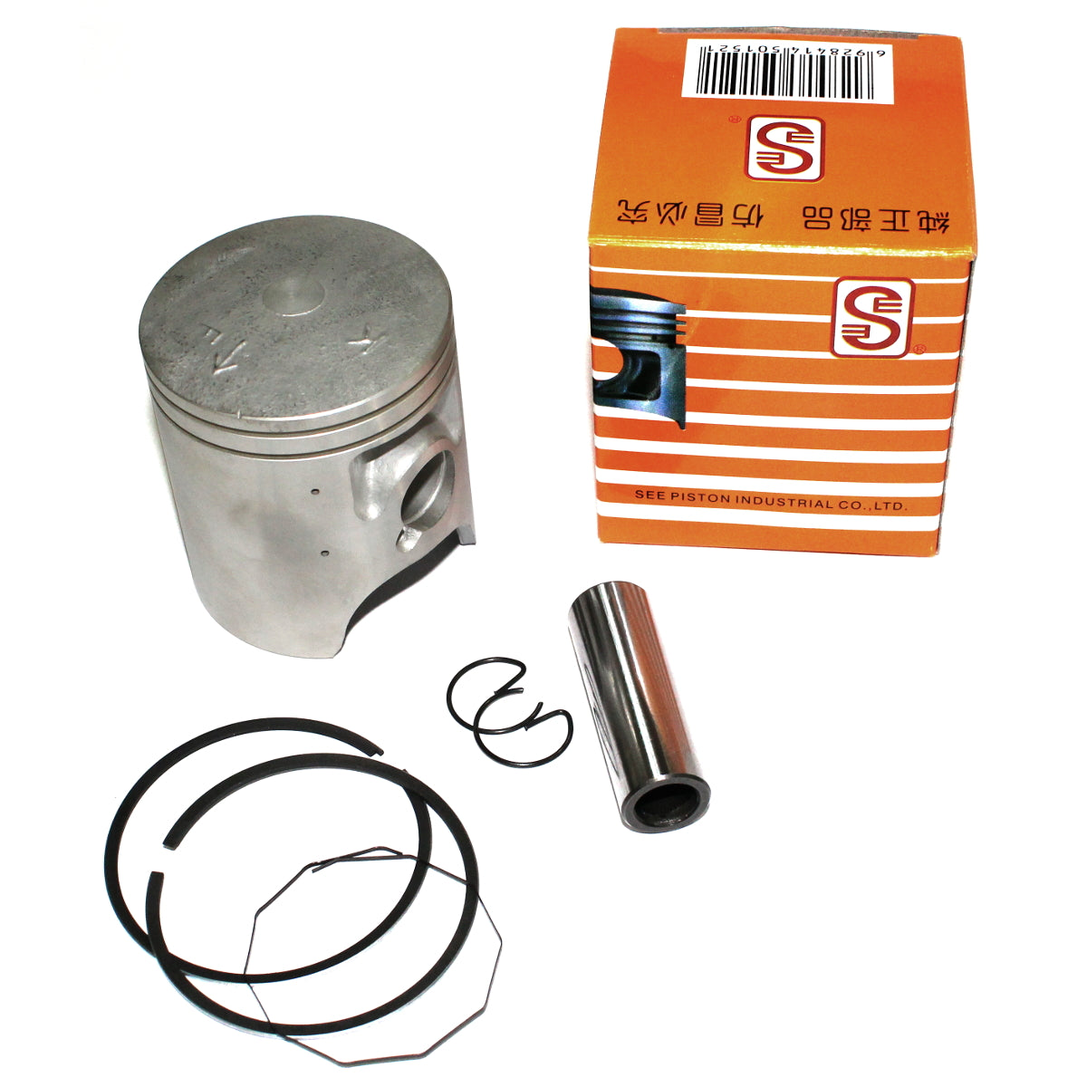 Complete piston DT125,TZR125 (56.40) SDDT125,56.4
