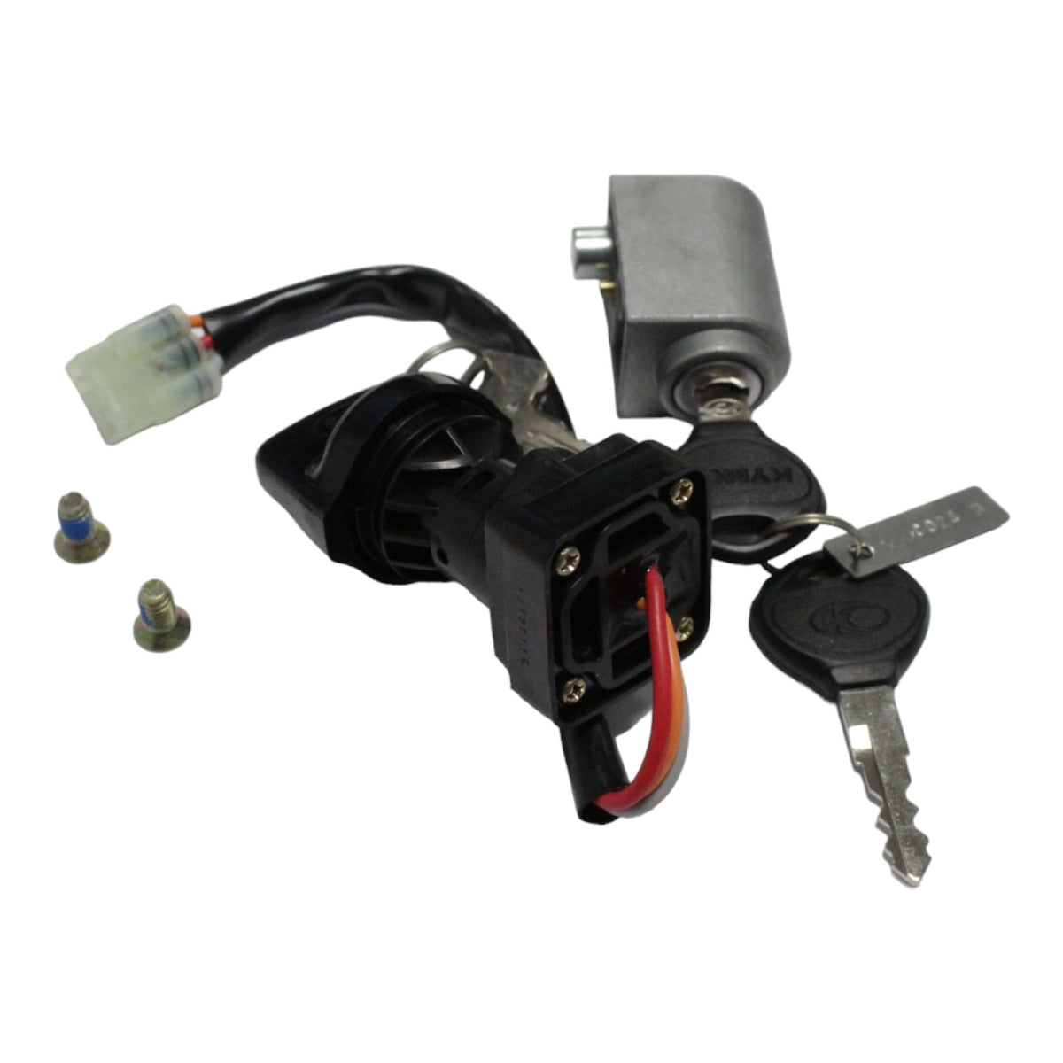 Ignition switch with steering lock Kymco MXU 465i T3b, genuine