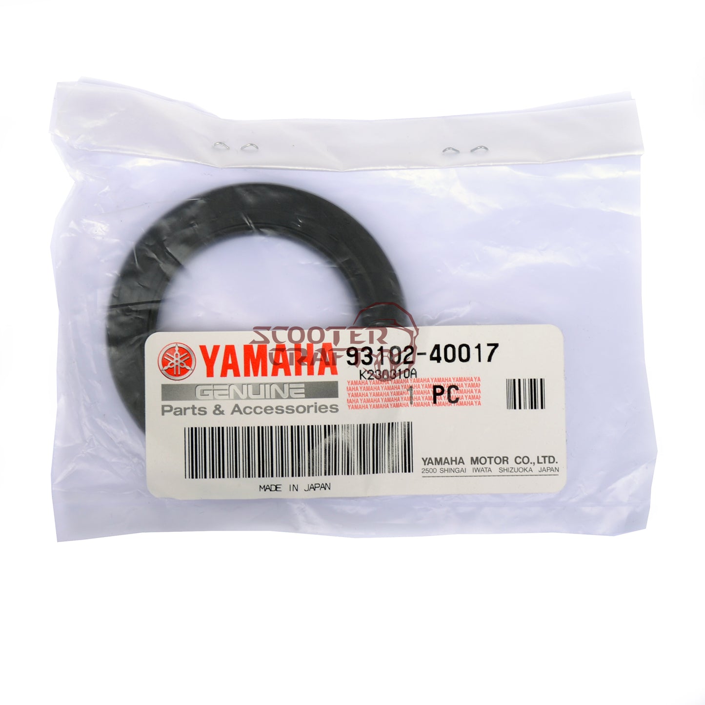 Oil seal, crankshaft, left, Yamaha YP 250 Grand Majesty 04-07, Majesty 400, X-MAX 400, genuine 93102-40017