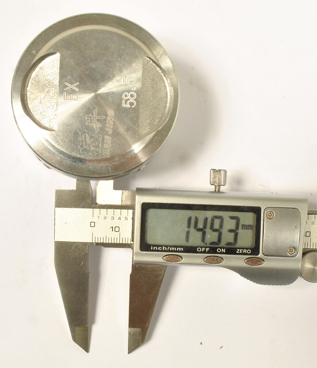 Forged piston kit 58,5mm, 15mm, 152QMI, 157QMJ, GY6 155cc, 160cc, ATV china Scooter, Kymco