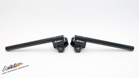 ADJUSTABLE TWO-PIECE STREET CLIP-ON HANDLEBAR 55MM BLACK