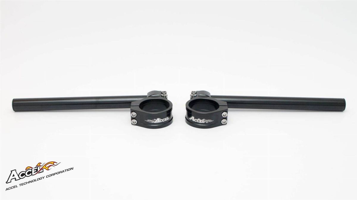 ADJUSTABLE LOW TWO-PIECE STREET HANDLEBAR 50MM BLACK
