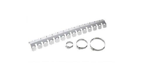 DIFFUSER GUARD (EXHAUST ELBOW) ALUMINUM SILVER (WITH STRAPS) (MP645SV)