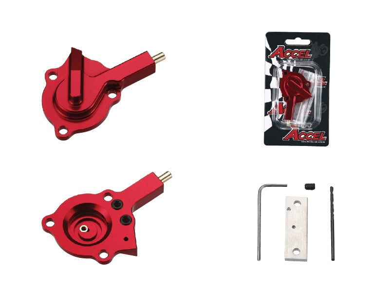 CARBURETOR PUMP COVER WITH ADJUSTMENT BLACK