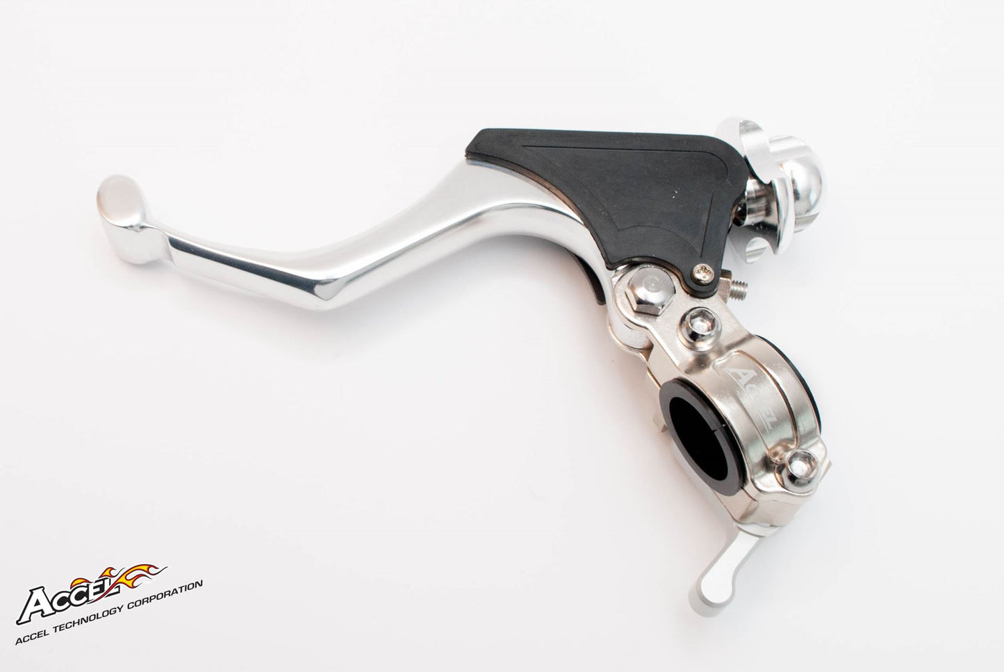CLUTCH LEVER HOLDER COMPLETE + HOT START UNIVERSAL (FORGED) TITANIUM (3 LEVER POSITIONS) (CL-02T)