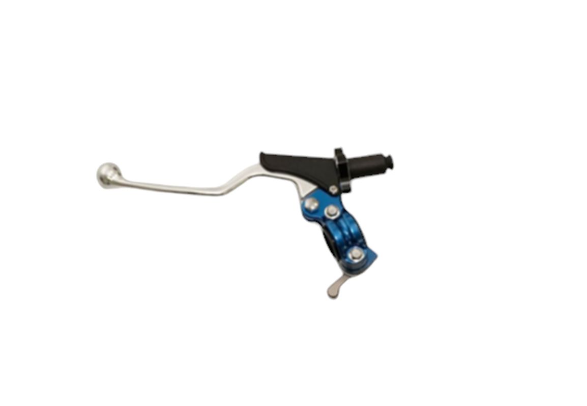 CLUTCH LEVER HOLDER COMPLETE + HOT START UNIVERSAL BLUE (CL-09BL)